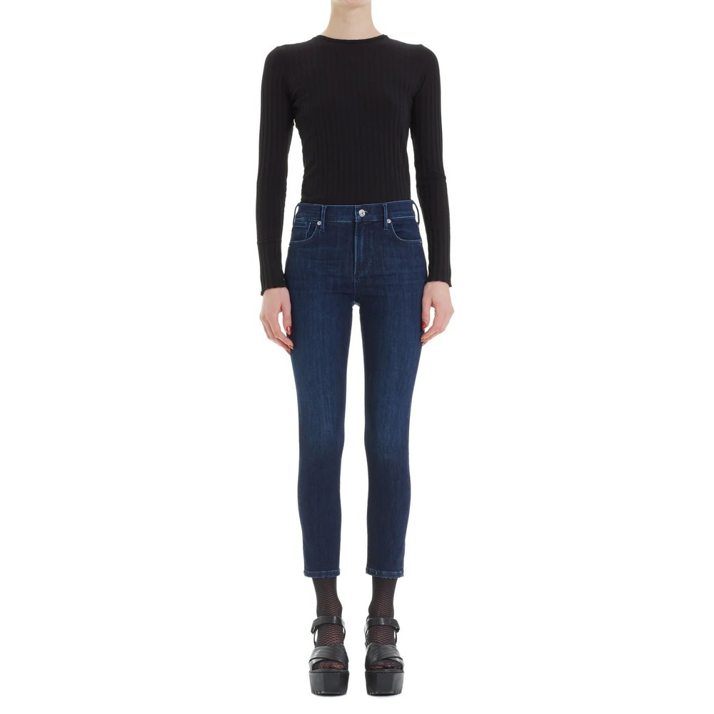 Agolde Sophie High Rise Skinny Jeans Dark Indigo Wash Size 25 Stretchy